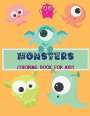 Elena Alessandra: Monsters Coloring Book for Kids, Buch