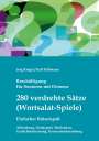 Jörg Ringel: Beschäftigung für Senioren mit Demenz: 280 verdrehte Sätze / Wortsalat-Spiele, einfacher Rätselspaß, Buch