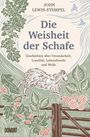 „Die Weisheit der Schafe“: Buchcover mit Illustration eines Schafes, Pflanzen und einem Holzzaun.