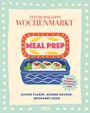 "ZEIT MAGAZIN WOCHENMARKT. MEAL PREP. Clever planen, gesund kochen, entspannt essen." Illustratives Essensbehältermotiv.