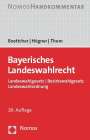 Enno Boettcher: Bayerisches Landeswahlrecht, Buch