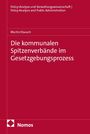 Titel: "Die kommunalen Spitzenverbände im Gesetzgebungsprozess". Autor: Martin Klausch. Roter Hintergrund, Nomos-Logo.