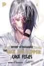 Text: "RECORD OF RAGNAROK", "THE JACK THE RIPPER CASE FILES". Gezeichnete Figur mit weißen Haaren und Handschuh, intensiver Blick.