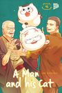 „A Man and his Cat“ von Umi Sakurai, zwei Männer mit großen, runden Katzen; einer lächelt, der andere ist überrascht.