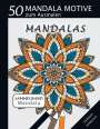 Sannah Hinrichs: Mandala Sammelband 50 Mandala Motive zum Ausmalen - Mandalas, Buch