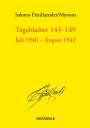 Salomo Friedlaender: Tagebücher 143-149, Buch