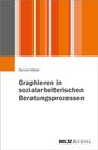 Text: "Graphieren in sozialarbeiterischen Beratungsprozessen. Dennis Hölzer. BELTZ Juventa." Bunte vertikale Streifen oben.