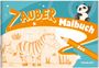 Text: "ZAUBER Malbuch Zoo"
Ein Panda in der Ecke, ein Zebra und ein Bleistift sind gezeichnet.