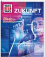 „WAS IST WAS ZUKUNFT“, „Ideen für übermorgen“, „Bernd Flessner“, „TESSLOFF“. Ein Mann bedient ein virtuelles Display.