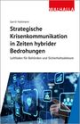 Text: Gerrit Hohmann, Strategische Krisenkommunikation in Zeiten hybrider Bedrohungen. Unten: blau leuchtende Technologie-Icons.