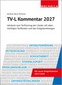 Ein Buchcover mit dem Titel "TV-L Kommentar 2027". Oben ein rotes Walhalla-Logo. Text zu Tarifverträgen und Entgeltordnungen.