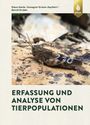 „ERFASSUNG UND ANALYSE VON TIERPOPULATIONEN“. Eine Heuschrecke auf einem Stein. Oben ein goldenes Ulmer-Logo.
