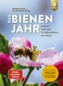Buchtitel: "Das Bienenjahr" von Wolfgang Ritter und Ute Schneider-Ritter. Eine Biene bestäubt eine Blume.