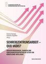 „Schreibzentrumsarbeit – Quo vadis?” ist der Titel. Rosa Pfeile weisen nach oben rechts. Oben links ist die Zahl 9.