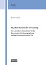 Politik. Armin Scherb. 80 Jahre Bayerische Verfassung. Shaker Verlag. Weißer Hintergrund mit blauen Akzenten.