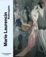 "Marie Laurencin Rollenspiele. Museum Barberini Potsdam." Illustration von vier stilisierten Frauen in Pastellfarben.
