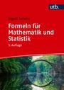 "Ingolf Terveer, Formeln für Mathematik und Statistik, 5. Auflage" auf rotem Hintergrund mit Landschaftsbild unten.