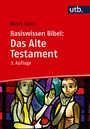 „Klaus Dorn: Basiswissen Bibel: Das Alte Testament, 3. Auflage“. Unten ein farbiges Glasbild mit zwei Personen.