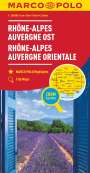 : MARCO POLO Regionalkarte Rhône-Alpes, Auvergne Ost 1:300.000, Div.