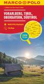 : MARCO POLO Regionalkarte Österreich 03 Vorarlberg, Tirol 1:200.000, KRT