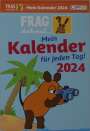 Hannah Flessner: Frag doch mal ... die Maus: Tageskalender 2024 - Mein Kalender für jeden Tag!, KAL