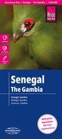 Reise Know-How Verlag Peter Rump: Reise Know-How Landkarte Senegal, Gambia 1 : 550 000, KRT