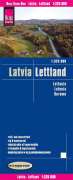 : Reise Know-How Landkarte Lettland / Latvia 1:325.000, KRT