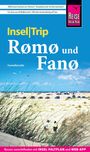 "Insel|Trip Rømø und Fanø" steht groß auf blauem Hintergrund. Unten sind zwei Personen am Strand.