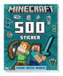 : Minecraft: 500 Sticker- Stickern - Rätseln - Ausmalen, Buch