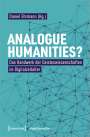 : Analogue Humanities?, Buch
