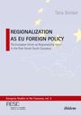 "Regionalization as EU Foreign Policy" steht groß. Ein blasslila Kartenumriss mit gelben Sternen ist im Hintergrund.
