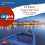 Text: "Andreas Pietschmann liest", "Gil Ribeiro", "Gegen die Zeit", "Lost in Fuseta", "Ein Portugal-Krimi", "argon hörbuch".  
Ein Boot im Vordergrund vor einer nächtlichen Hafenszene.