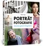 "Porträt Fotografie: Menschen gekonnt fotografieren" von Marion Hogl. Umschlag mit verschiedenen Porträtfotos.