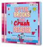 "Lottie Brooks: Meine Crush-Desaster", Hörverlag. Bunte Herzen, Eis und Sonne. Flamingo-Schwimmring mit Getränk.