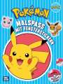 : Pokémon Activity-Buch: Malspaß mit Fensterstickern, Buch