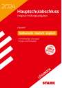 : STARK Lösungen zu Original-Prüfungen Hauptschulabschluss 2024 - Mathematik, Deutsch, Englisch - Hessen, Buch