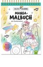 : Manga-Malbuch mit Zauberseiten. Tolles Geschenk für Fans!, Buch