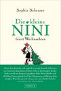"Die kleine Nini feiert Weihnachten" von Sophie Scherrer. Illustration: Mädchen schmückt Tannenbaum mit rotem Stern.