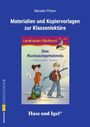 Titel: Materialien und Kopiervorlagen zur Klassenlektüre. Ein Junge und ein Mädchen stehen im Schulflur.