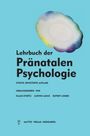 "Lehrbuch der Pränatalen Psychologie" in schwarzem Text auf blauem Hintergrund, Wolkenbild oben rechts.