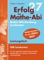 Helmut Gruber: Erfolg im Mathe-Abi 2027, 208 Lernkarten Leistungsfach Allgemeinbildendes Gymnasium Baden-Württemberg, Buch