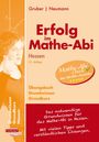 „Erfolg im Mathe-Abi“, Hessen, 21. Auflage. Übungsbuch Grundwissen Grundkurs. Person zeigt Daumen hoch.