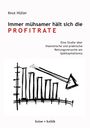 Titel: Immer mühsamer hält sich die Profitrate. Skizze eines fallenden Diagramms mit Pfeil und Säulen.