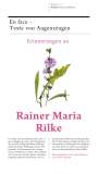 : Erinnerungen an Rainer Maria Rilke, Buch