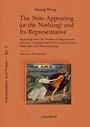 Text: "The Non-Appearing (or the Nothing) and Its Representative." Darunter eine Abbildung zweier Figuren in antiker Kleidung.