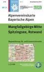 : Alpenvereinskarte Bayrische Alpen Blatt 15 Mangfallgebirge Mitte, Spitzingsee, Rotwand, Div.