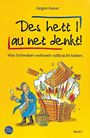 „Des hett I au net denkt! Was Schwaben weltweit vollbracht haben. Band 2.“ Illustration: Explosion in Holzkiste, Mann davor.