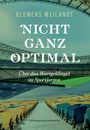 „KLEMENS WEILANDT. NICHT GANZ OPTIMAL. Über das Wortgeklingel im Sportjargon.“ Stadionansicht mit farbigen Sitzen.