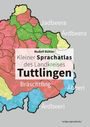 „Rudolf Bühler: Kleiner Sprachatlas des Landkreises Tuttlingen“. Karte mit farblich markierten Dialektzonen.
