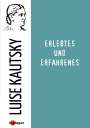 Luise Kautsky: Erlebtes und Erfahrenes, Buch